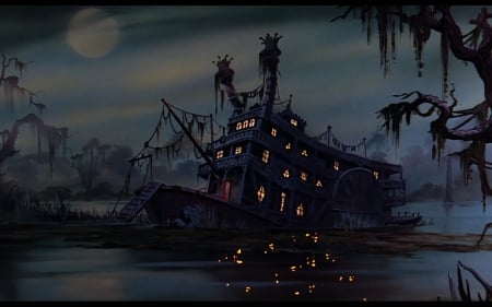 The Rescuer - art, steam, dark, boat