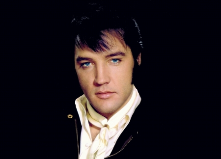 Elvis Presley - male, rock n roll, man, actor, singer, king, black, elvis presley