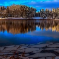 Winter lake