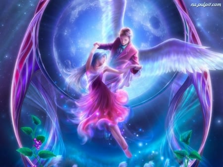 Fantasy Angel - anime, wings, fantasy, angel