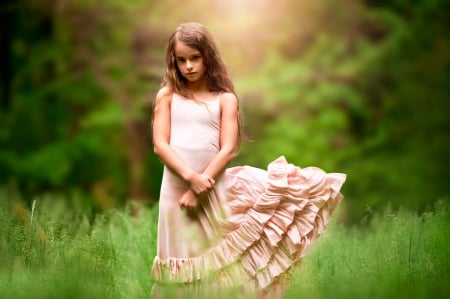 little girl - dainty, pretty, pink, pure, child, fair, princess, face, nice, bonny, kid, childhood, beauty, baby, Hair, Belle, comely, white, nature, green, cute, wallpaper, people, blonde, grass, DesktopNexus, Tree, sightly, beautiful, photography, girl, lovely, sweet, little, adorable, Standing