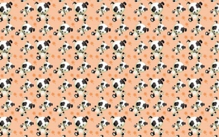 Texture - spot, dog, puppy, pattern, orange, paper, texture, child