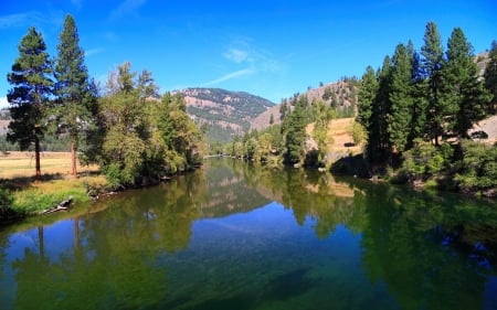 Lake - nature, lake, amazing, beautiful