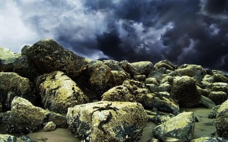 Stone - stone, nature, amazing, sky