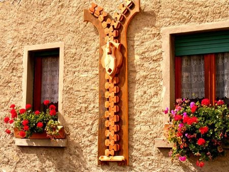 	balcone fiorito ... ricucito - flowers, windows