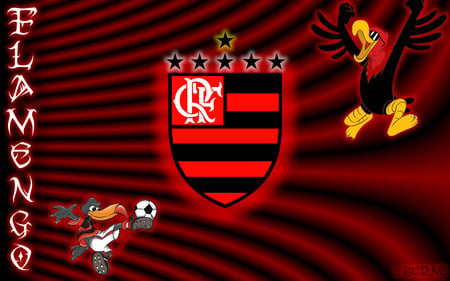 Wallpaper Flamengo Com Mascote - mascote, team, soccer, futebol, flamengo, escudo