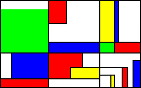 De Stijl - modern, art, lines, perfection, form, colors, space, new