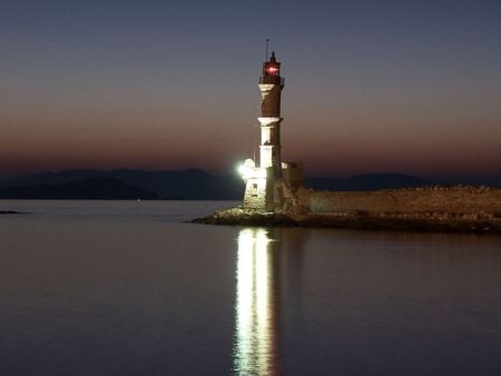 Hania Crete Lighthouse - photography, abstract