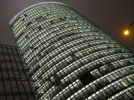 Night In Berlin, Potzdamer Platz - architecture, buildings