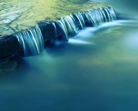 Dream Waterfall - nature, waterfall, blue, dream