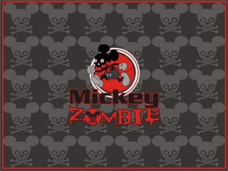 mickey zombie - camara, zombie, mickey, bones, jrc