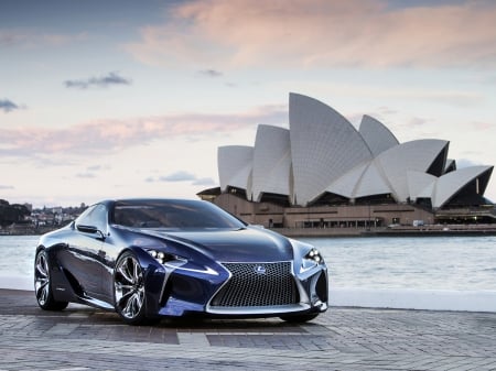 lexus lf-lc blue concept - lexus, coupe, concept, blue