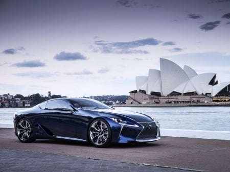 lexus lf-lc blue concept - lexus, coupe, concept, blue