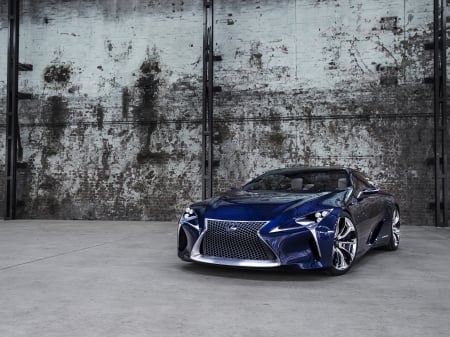 lexus lf-lc blue concept - lexus, coupe, concept, blue