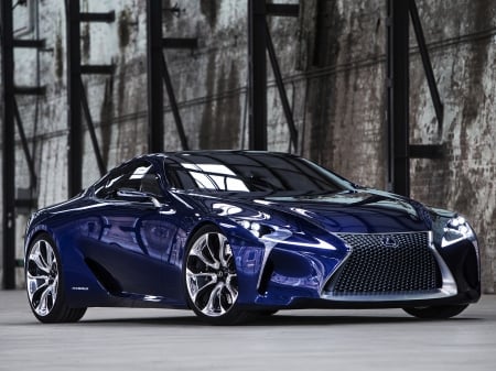 lexus lf-lc blue concept - lexus, coupe, concept, blue