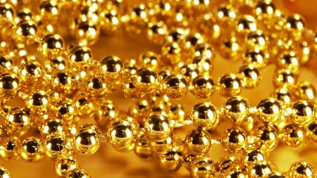 gold balls - marbles, balls, gold, spheres