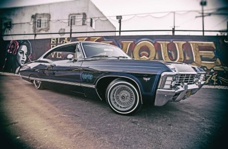 1967-Chevrolet-Impala - bowtie, classic, wire wheels, gm