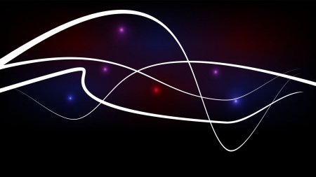 Abstract Wave - simple, black, 1920x1080, white, abstract, dark, colours, cool, lines, coreldraw, colors, lights