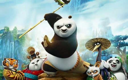 Kung  Fu Panda 3 - 3, fu, 2016, panda, kung