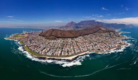 Cape Town - beautiful, city, africa, sea