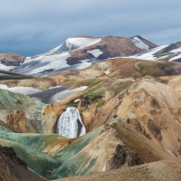 Iceland waterfall