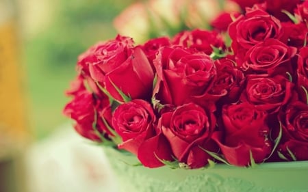 ~ ♥ღ Love roses ღ♥ ~  - flowers, Love, red roses, bouquet, still life