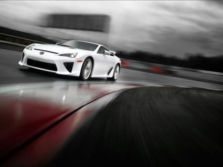 lexus lfa - sports, lexus, track, coupe