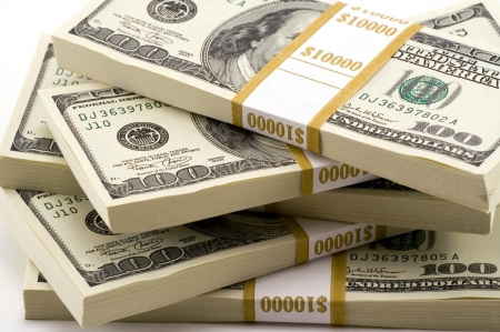 One Hundred Dollar Bills - dollar, 100, currency, one hundred dollar bills, bills, us, usa