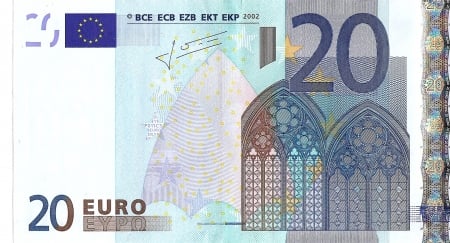 Twenty Euro - euro, twenty euro, 20, note, currency