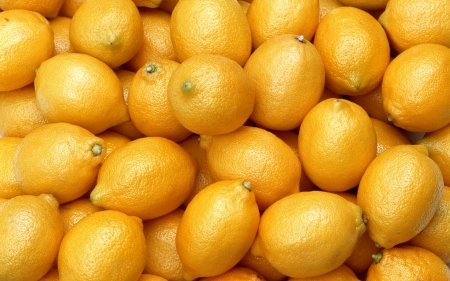 Lemons - lemon, texture, yellow, fruit