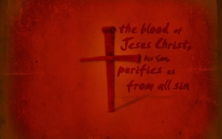 Christian quote - blood, cross, christ, jesus