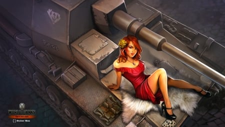 Girls in World of Tanks - War, Girls, Tanks, Wold, Models