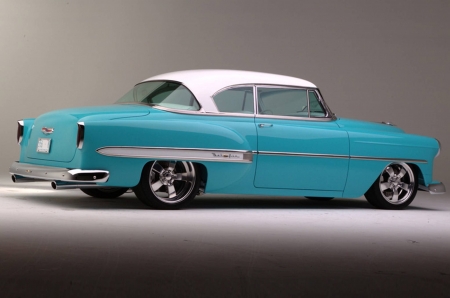 1954-Chevy-Bel-Air-Coupe - GM, 1954, Aqua, Classic