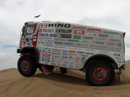 Hino Dakar Rally Truck - raid, offroad, rally, thrill