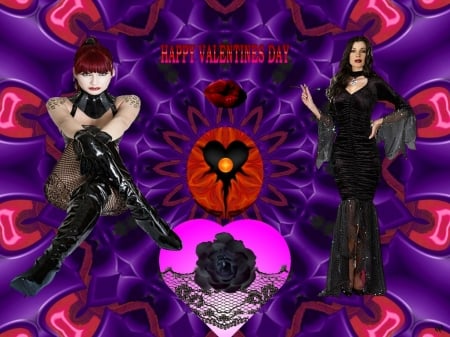 Dark Lace Valentine