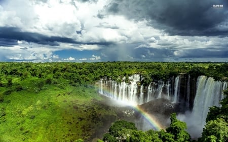 kalandula falls angola africa