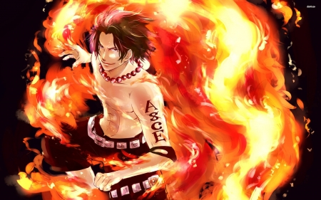 portgas d ace from one piece - one, ace, piece, portgas