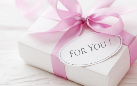 Happy Valentine's Day! - white, valentine, gift, box, bow, card, pink