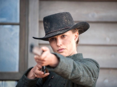 Natalie Portman - Jane Got A Gun - hat, Natalie Portman, beautiful, Portman, Natalie, actress, 2016, model, rifle, wallpaper