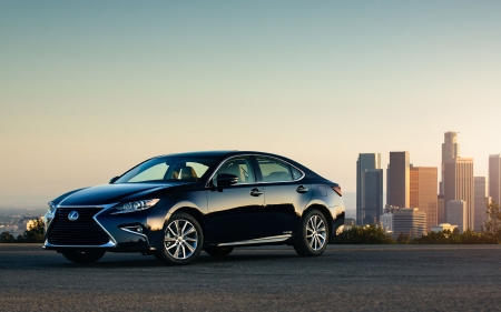 lexus es - skyscapper, building, sedan, lexus