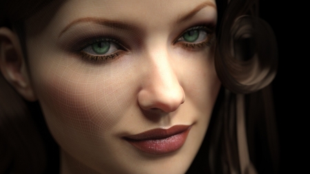 CGI Rendering - Woman, CGI, babe, model, Rendering