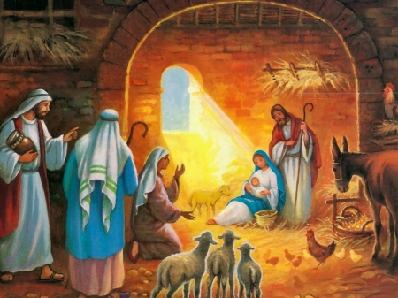 A baby is born... - christ, jesus, nativity, mary, god, christmas