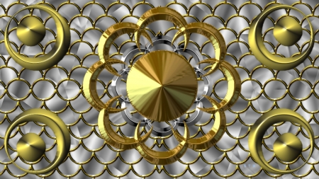 Art Deco Golden Moons and a circle - Art deco wallpaper, Art deco background, Deco wallpaper, Art Deco