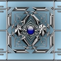 Art Deco once Blue