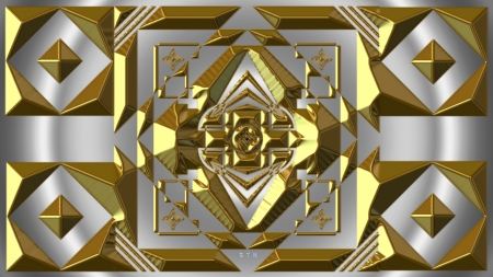 Art Deco Silver and Gold - Art Deco background, Gold and silver Art deco, Art deco wallpaper, Art deco