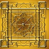 Art Deco In a golden hall