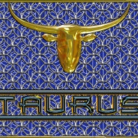 Zodiac Taurus Art Deco Wallpaper