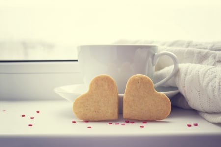 Cup of Love - coffee, valentines day, love, cup, hearts