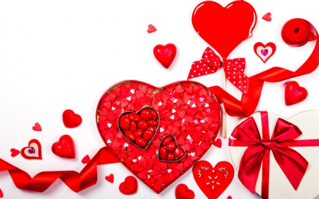 Valentines Day - Valentines, love, red, hearts