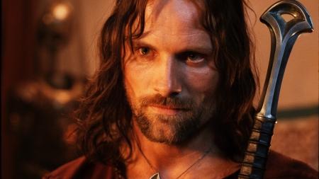 Aragorn - Viggo Mortensen - lord of the rings, aragorn, actor, sword, viggo mortensen